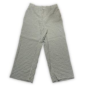 Gingham Green Shein Curve Pants